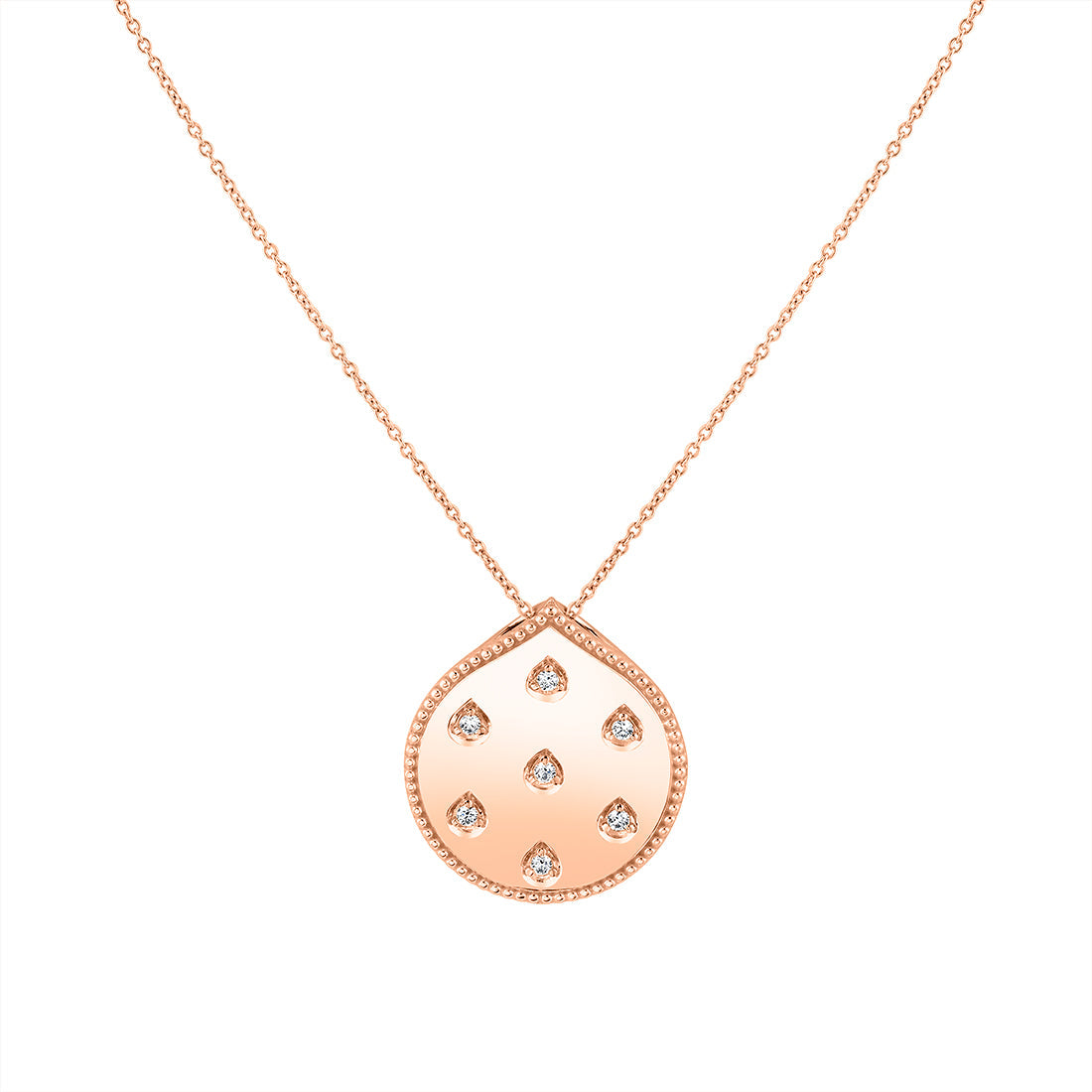 Shell Heritage Shell Spaced Diamond Pendant
