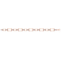 Diamond Accent East West Open Oval Link Bracelet