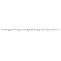 Diamond Open Tear Drop Link Bracelet