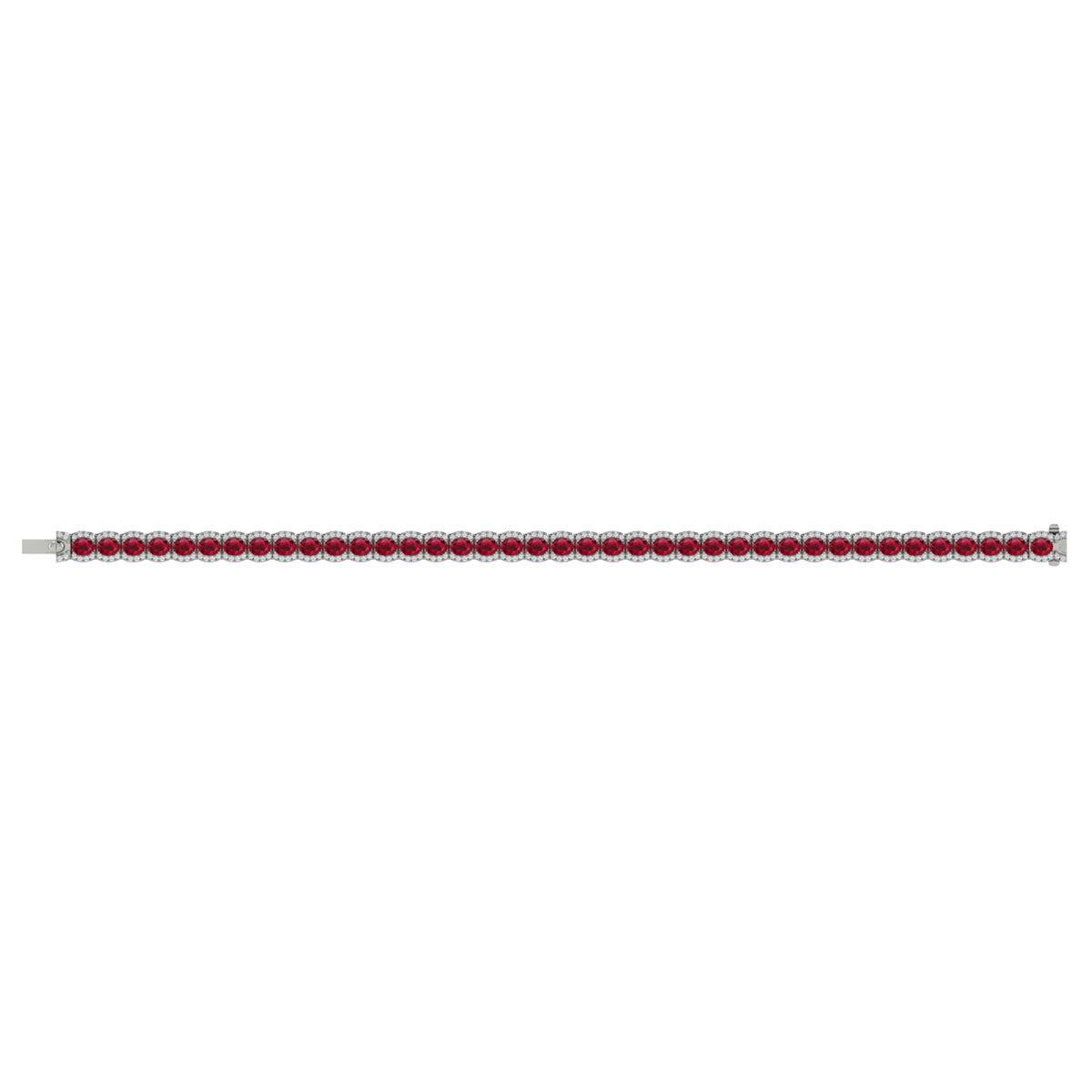 Diamond and Ruby Bracelet