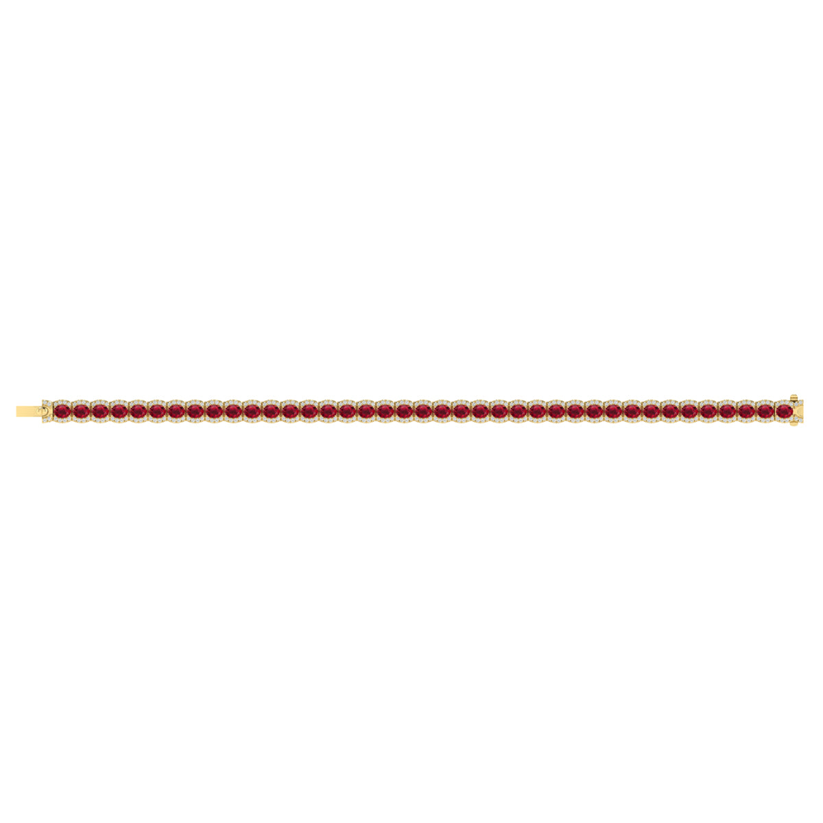 Diamond and Ruby Bracelet