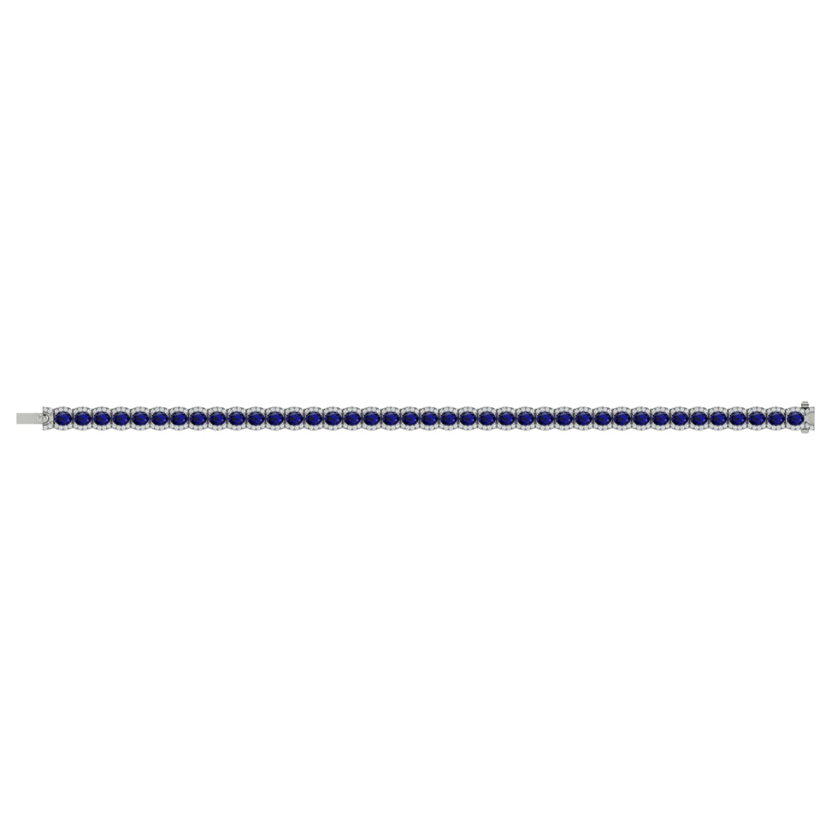 Diamond and Sapphire Bracelet