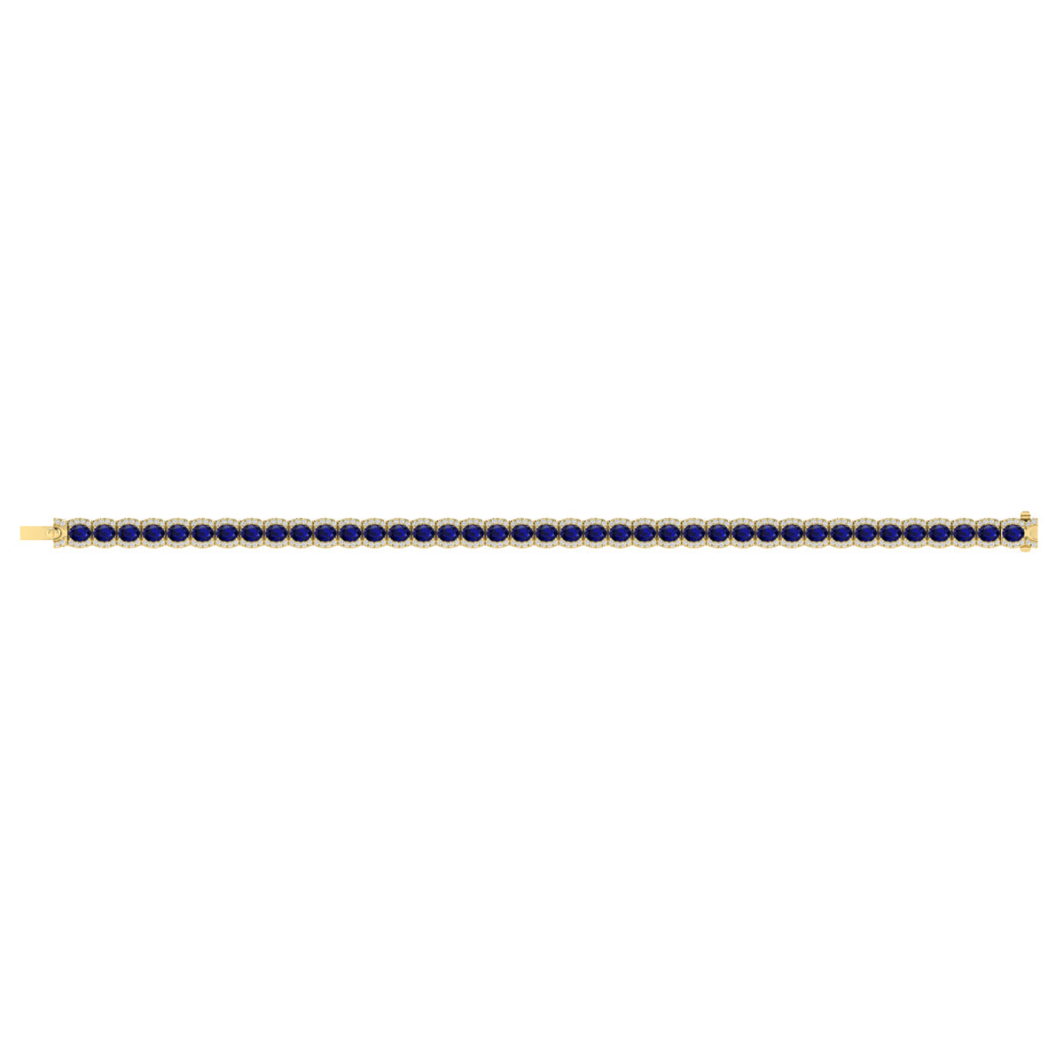 Diamond and Sapphire Bracelet