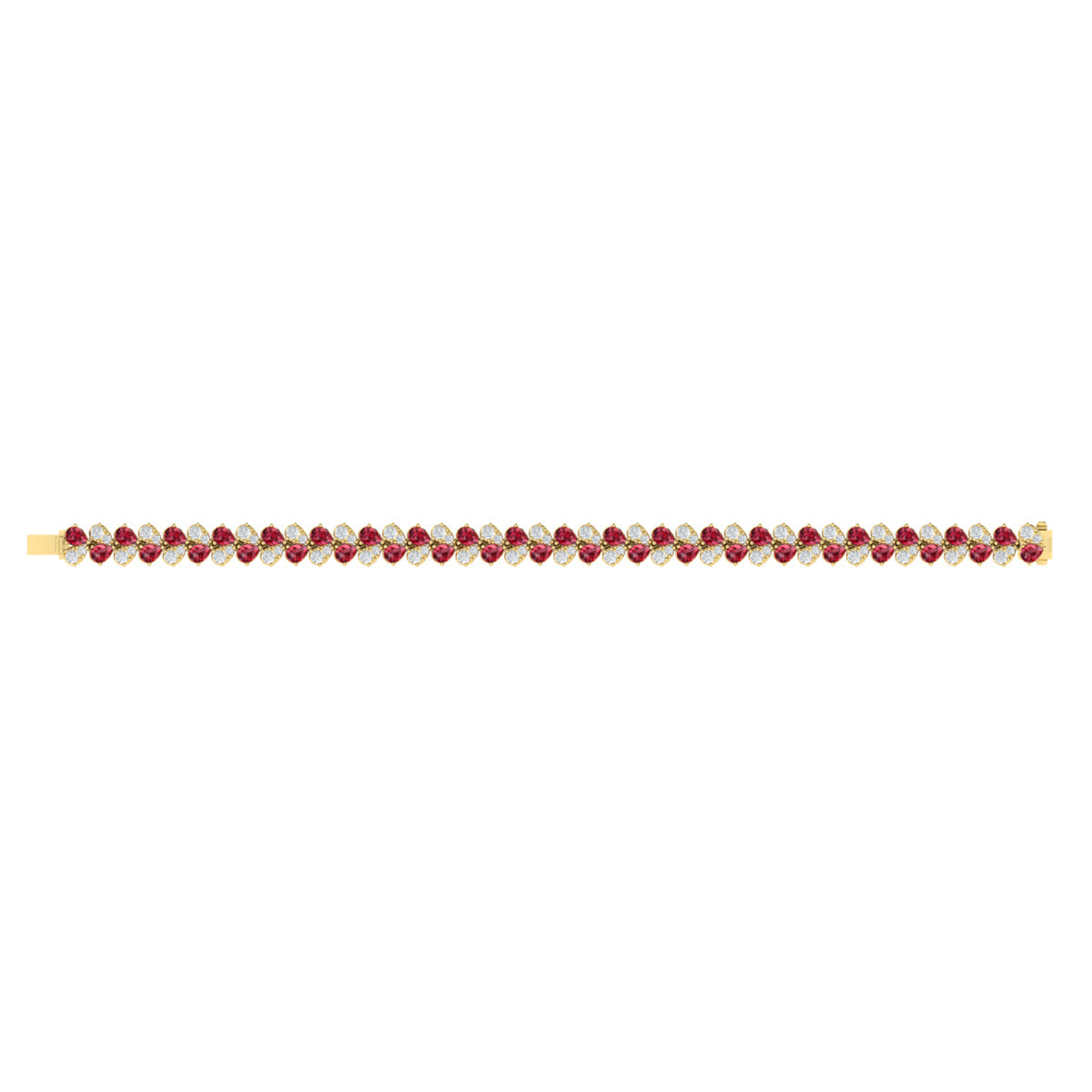 Diamond and Ruby Bracelet
