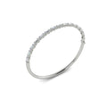 Diamond Baguette Hinged Bangle
