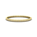 Diamond Tufted Vlora Star Hinged Bangle