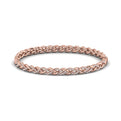 Alternating Diamond Twist Bangle Bracelet