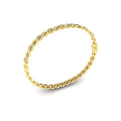 Alternating Diamond Twist Bangle Bracelet