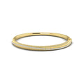 Fluted Bangle with Diamonds