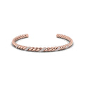 Slim Conch Twist Cuff Bracelet