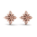 Floating Diamond Star Stud Earrings