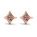 Channel Set Diamond Vlora Star Stud Earrings