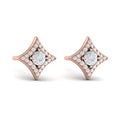 Diamond Vlora Star Stud Earrings