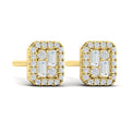 Diamond Baguette Stud Earrings
