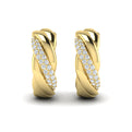 Conch Twist Hoop Earrings