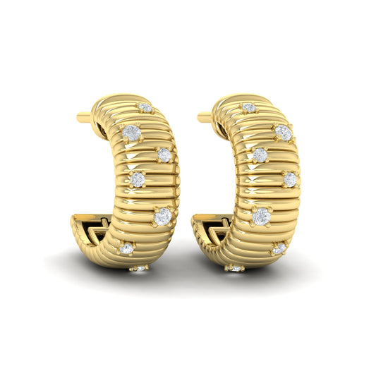 Sea Spray Hoop Earrings