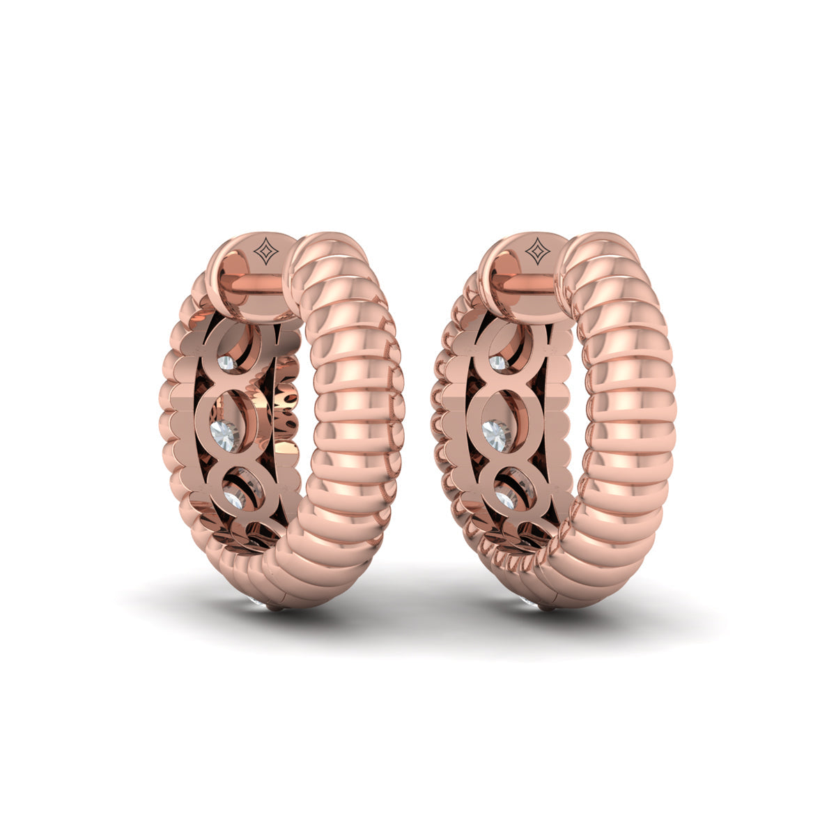 Sea Urchin Huggie Earrings