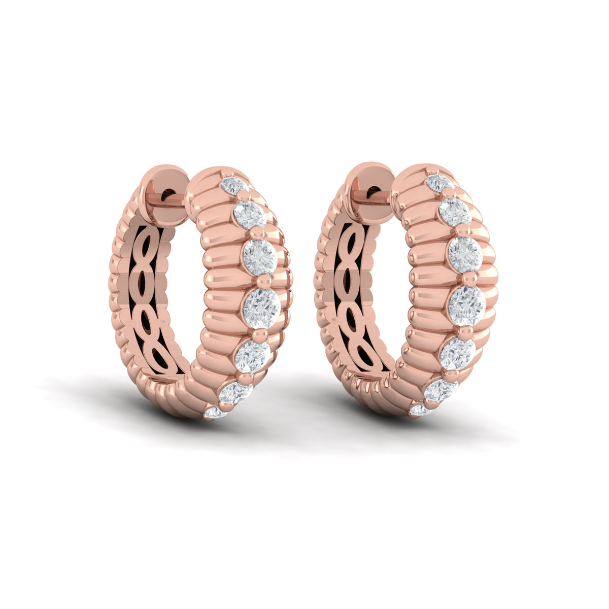 Sea Urchin Huggie Earrings