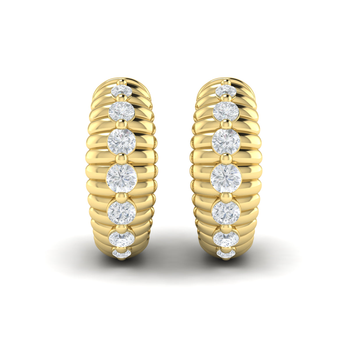 Sea Urchin Huggie Earrings