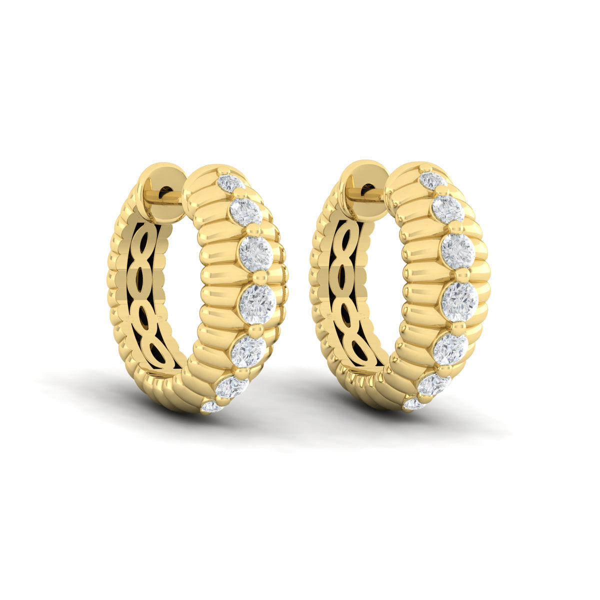 Sea Urchin Huggie Earrings