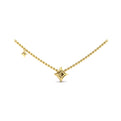 Diamond Cluster Vlora Star Double Pendant Necklace