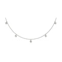 Multi Diamond Vlora Star Tassel Necklace