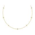 Multi Diamond Vlora Star Necklace