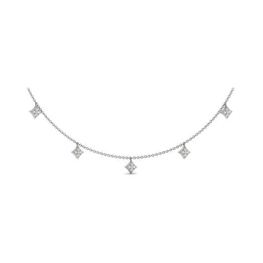 Diamond Multi Vlora Star Tassel Necklace