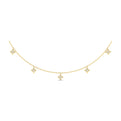 Diamond Multi Vlora Star Tassel Necklace