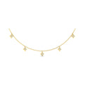 Diamond Multi Vlora Star Tassel Necklace