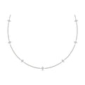 Diamond Cluster Multi Vlora Star Pendant Necklace