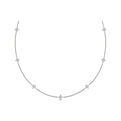 Diamond Cluster Multi Vlora Star Pendant Necklace