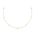 Diamond Cluster Multi Vlora Star Pendant Necklace