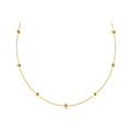 Diamond Cluster Multi Vlora Star Pendant Necklace
