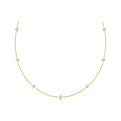Diamond Cluster Multi Vlora Star Pendant Necklace