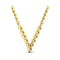 Diamond  Alphabet Pendant Necklace, V