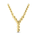 Diamond  Alphabet Pendant Necklace, Y
