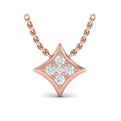 Diamond Cluster Vlora Star Pendant Necklace