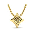 Diamond Cluster Vlora Star Pendant Necklace