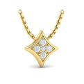 Diamond Cluster Vlora Star Pendant Necklace
