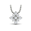 Floating Diamond Star Pendant Necklace
