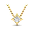 Single Diamond Vlora Star Pendant Necklace