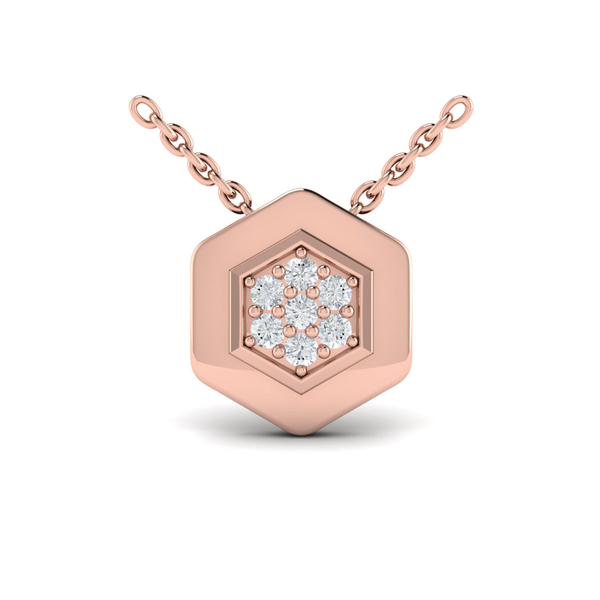 Diamond Honeycomb Pendant