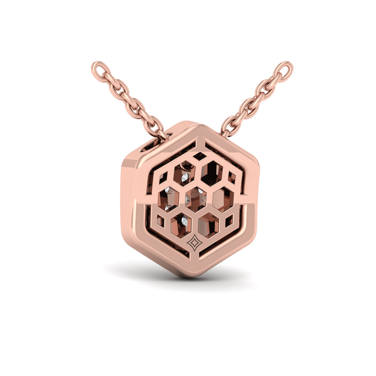 Diamond Honeycomb Pendant