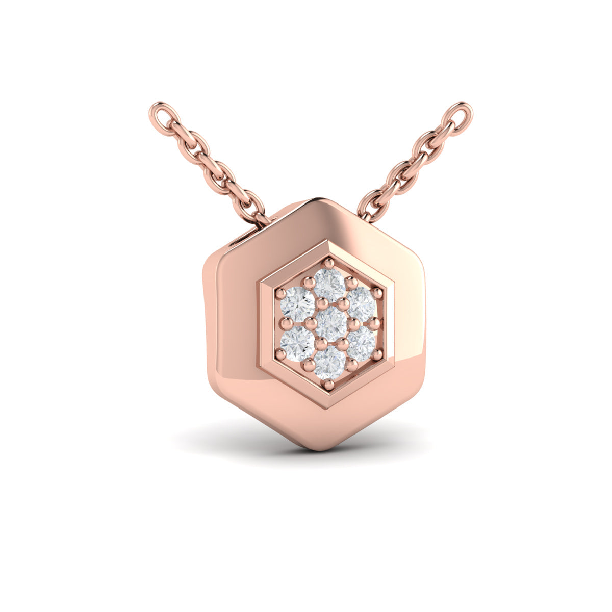 Diamond Honeycomb Pendant