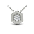Diamond Honeycomb Pendant