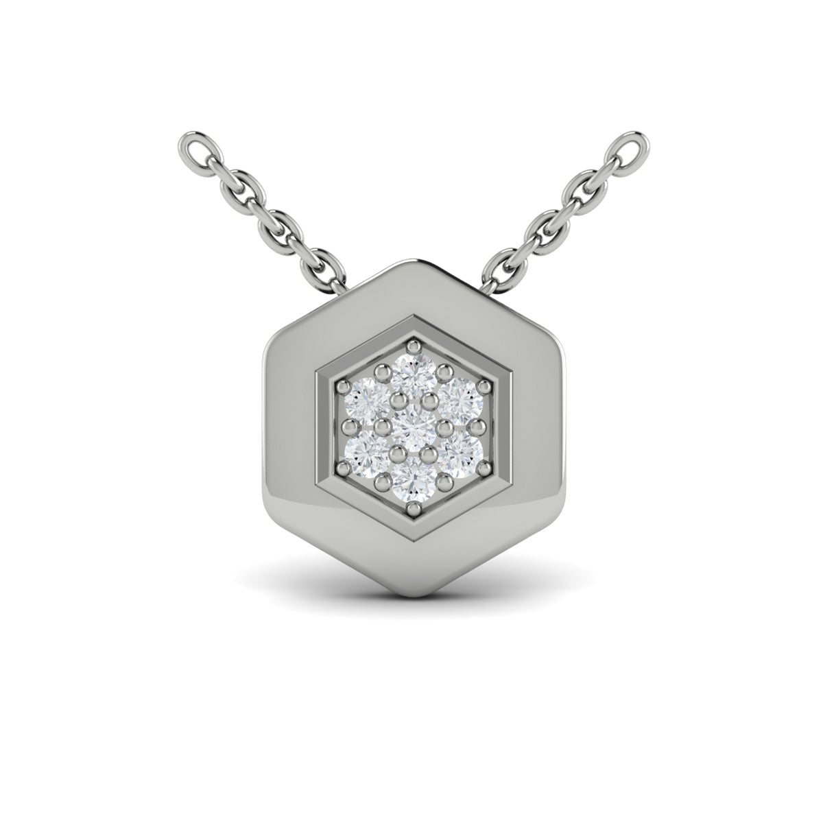 Diamond Honeycomb Pendant