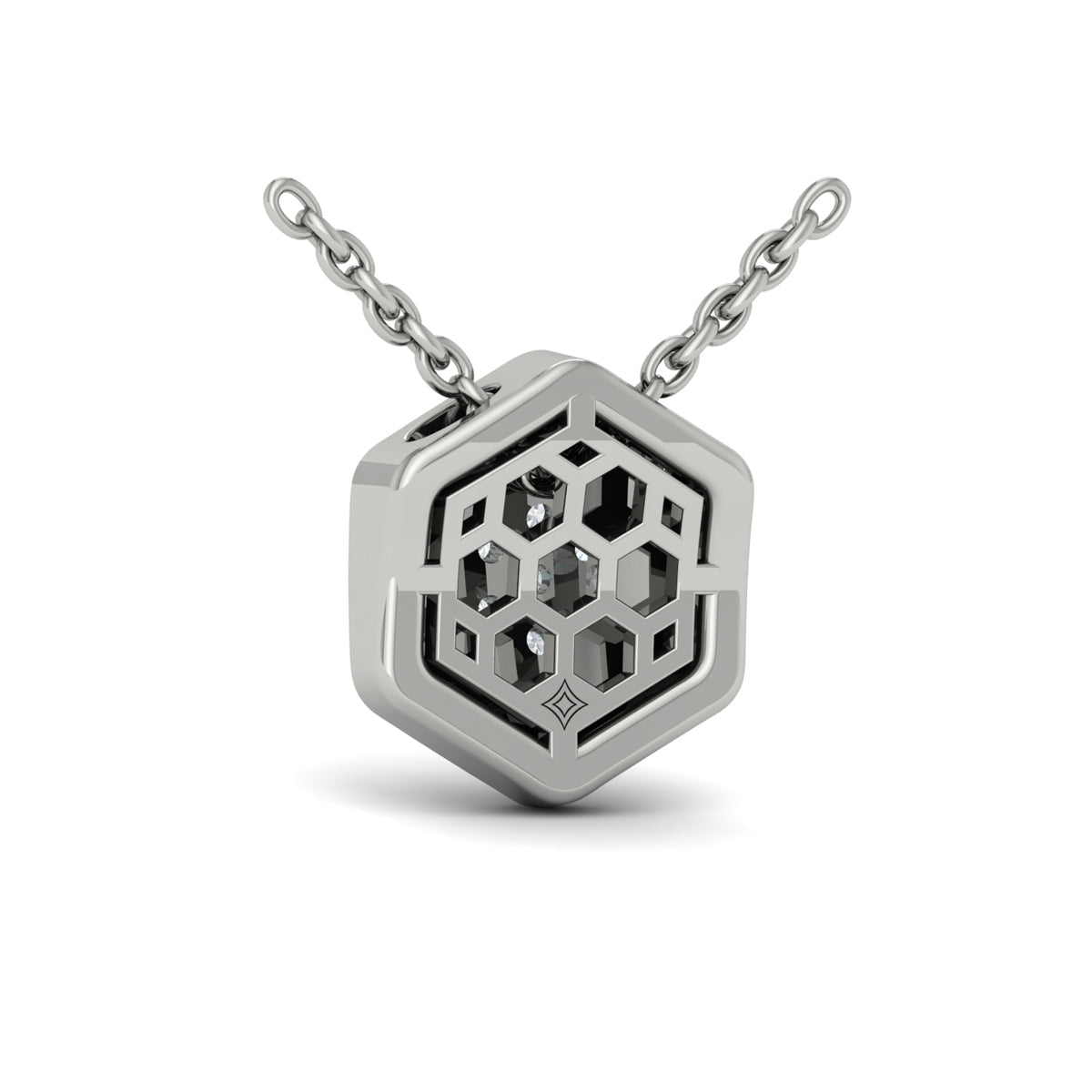 Diamond Honeycomb Pendant
