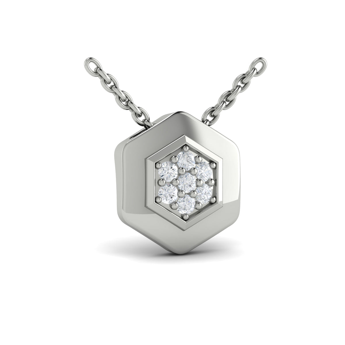 Diamond Honeycomb Pendant