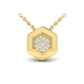 Diamond Honeycomb Pendant